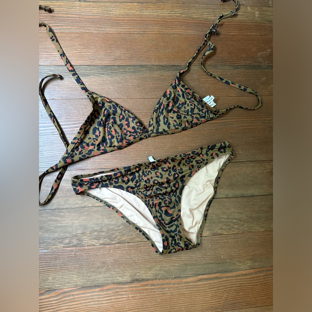 Madewell jungle cat bikini